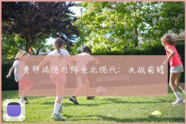 费耶诺德对阵全北现代：决战前瞻 - 开云体育app登录入口